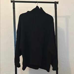 Cozy Black Turtleneck Sweater
